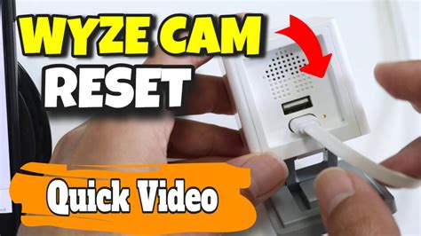 how to reset wyze cam|More.